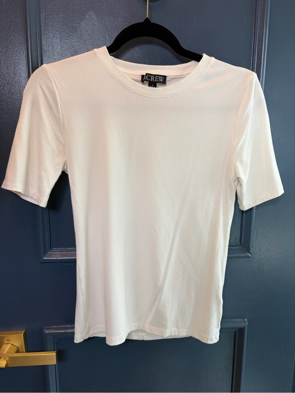 J. Crew White Knit Top